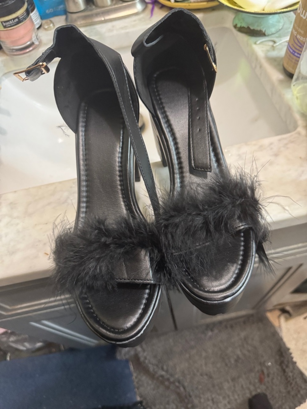 Black sandals